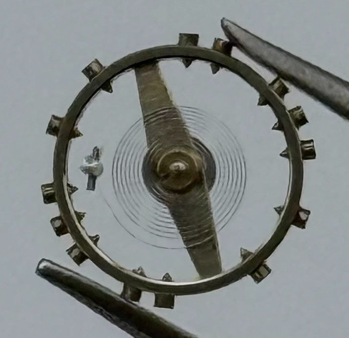 Felsa 302 Balance Wheel Complete And Spring 5¼’’’ 181 M Watch Movement Parts NOS