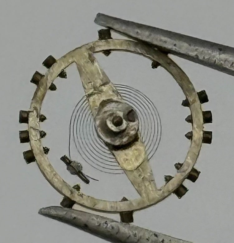 FHF 80 190 Balance Wheel Complete And Spring Renata 204 Watch Movement Parts NOS