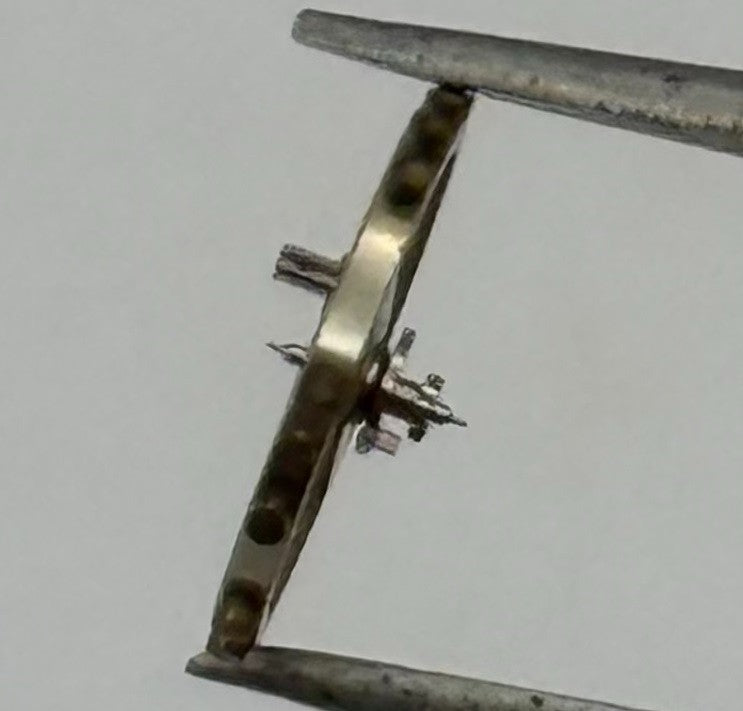 Derby 40 Balance Wheel Complete And Spring 8¾’’’ 102 M Watch Movement Parts NOS