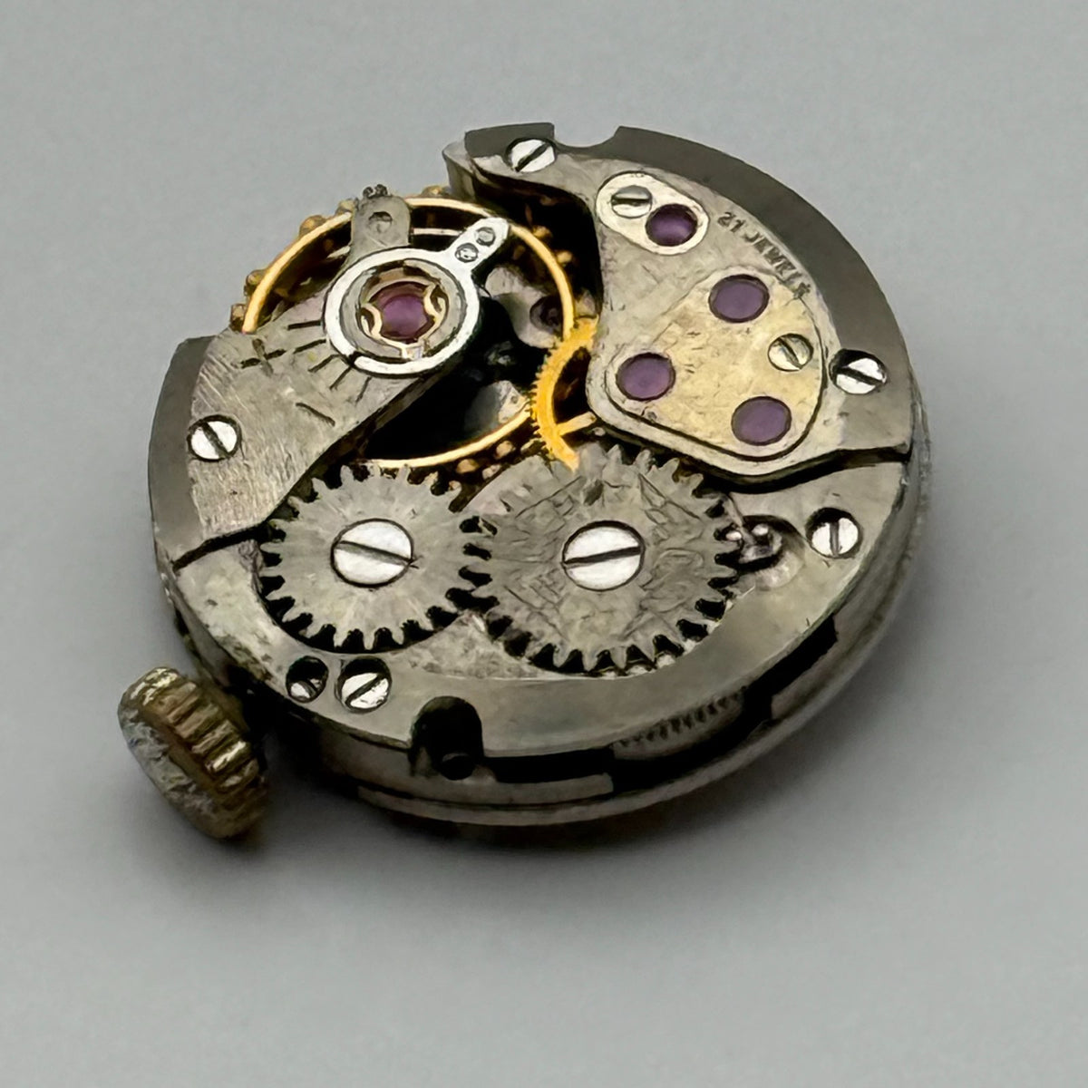 ETA 2410 Watch Movement Running Rotary 21 Jewels Swiss Parts Repair 15.2mm