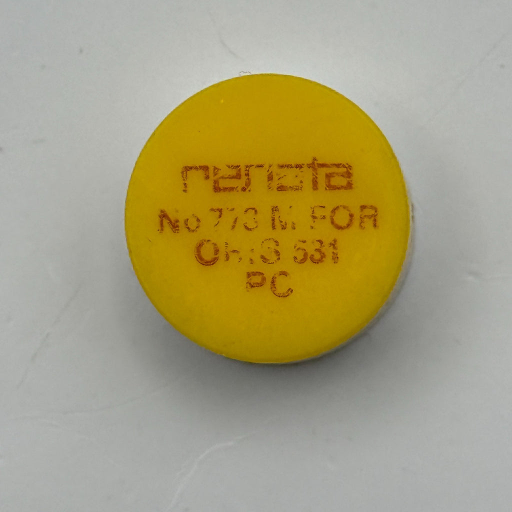 Oris 531 Balance Wheel Complete And Spring Renata 778 M Watch Movement Parts NOS