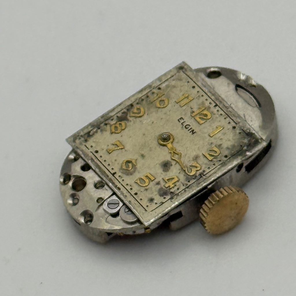Elgin Grade 541 Model 2 Ladies Watch Movement 1951 American Parts Repair 21/0s 