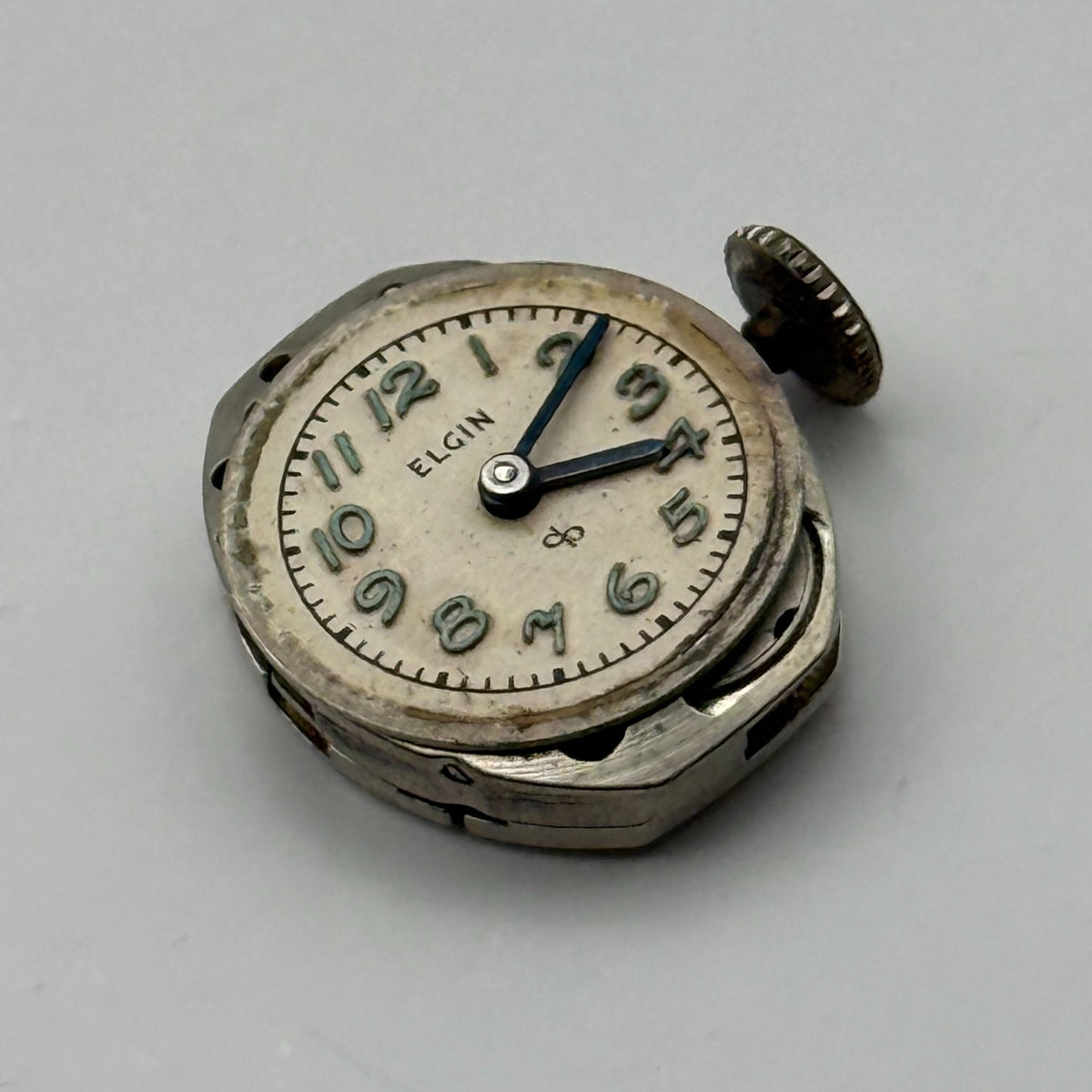 Elgin 702 Watch Movement 17 Jewels American Manual Wind Parts Repair 13.2mm