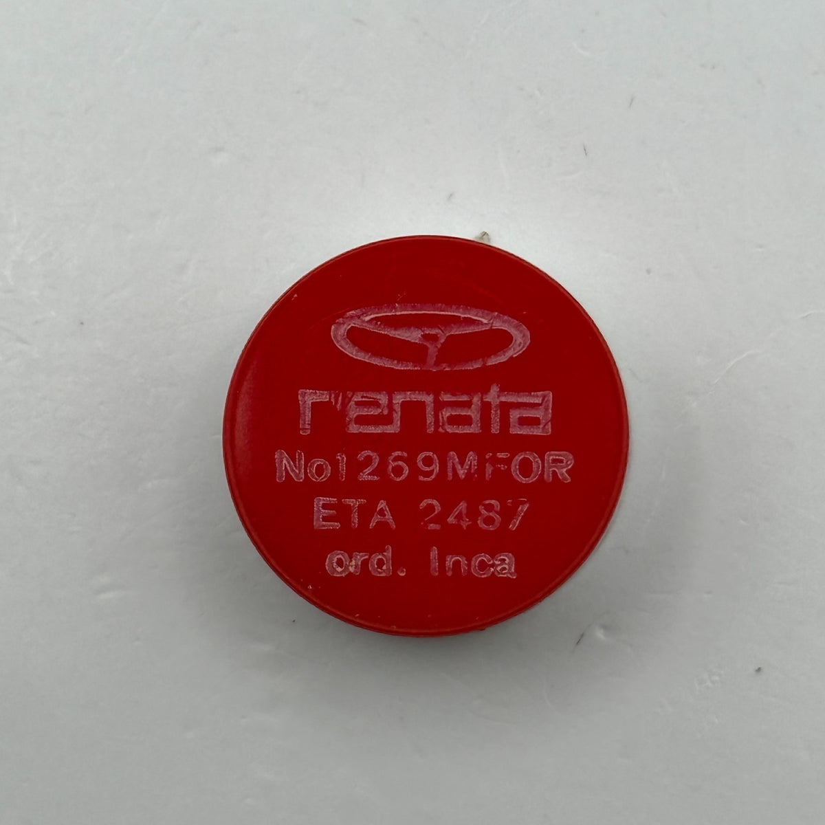 ETA 2487 Balance Wheel Complete And Spring Renata 1269 Watch Movement Parts NOS