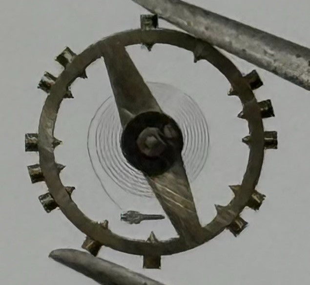 AS 1234 Balance Wheel Complete And Spring 5’’’ 544 M Watch Movement Parts NOS