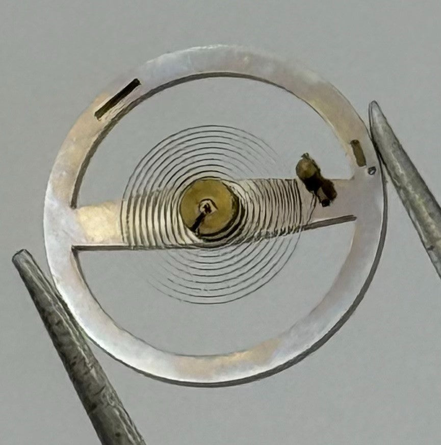 RL 7013 Balance Wheel Complete And Spring 10½’’’ 5068 Watch Movement Parts NOS