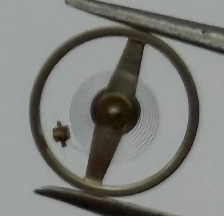 Ebosa 86 87 Balance Wheel Complete And Spring 8¾’’’ 1249 Watch Movement Parts