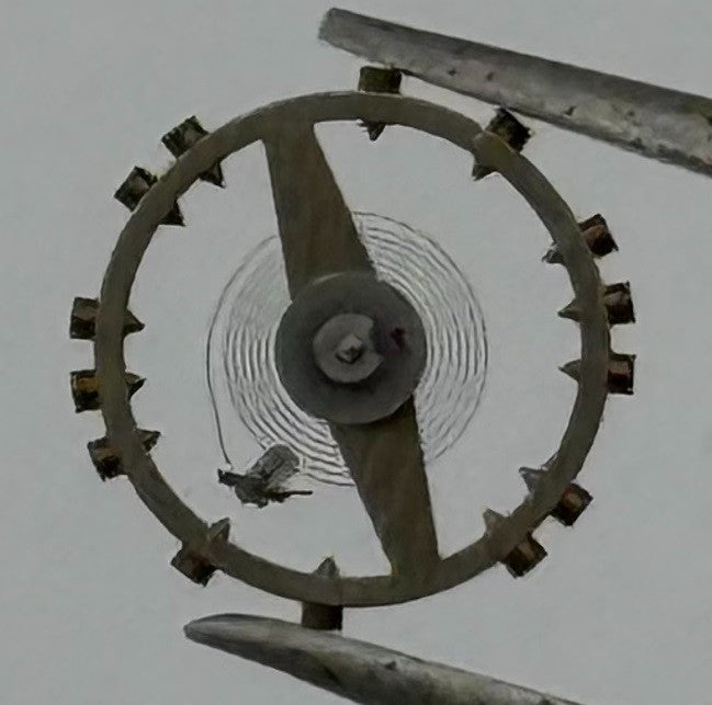 ETA 2345 Balance Wheel Complete And Spring 5¼''' Renata 351 Watch Movement Parts