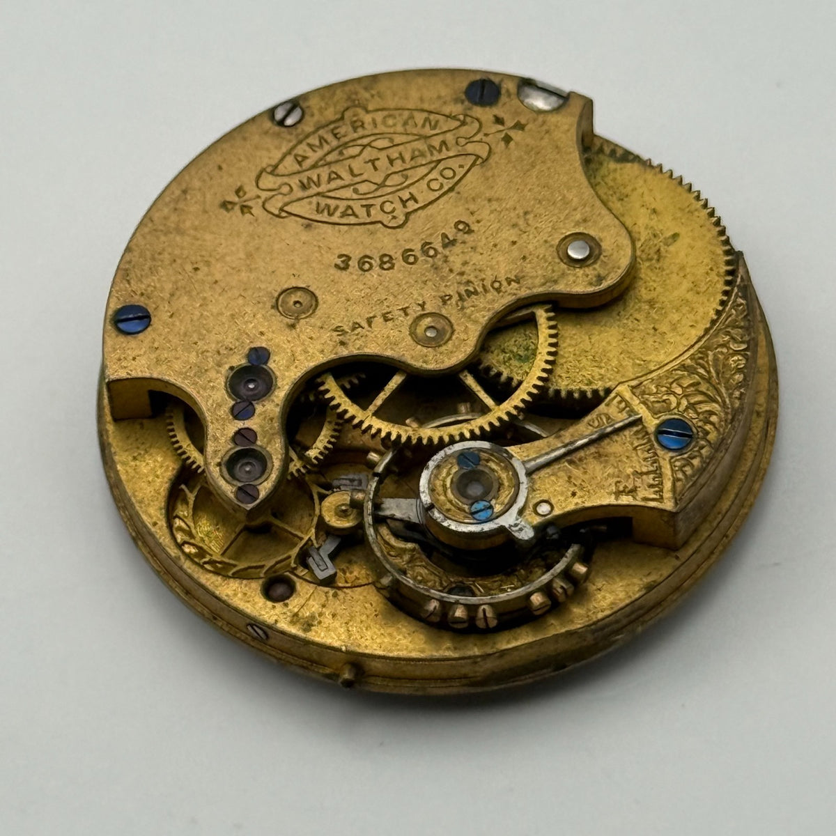 Waltham Grade G Watch Movement Seaside Quality Model 1882 American 1s Parts