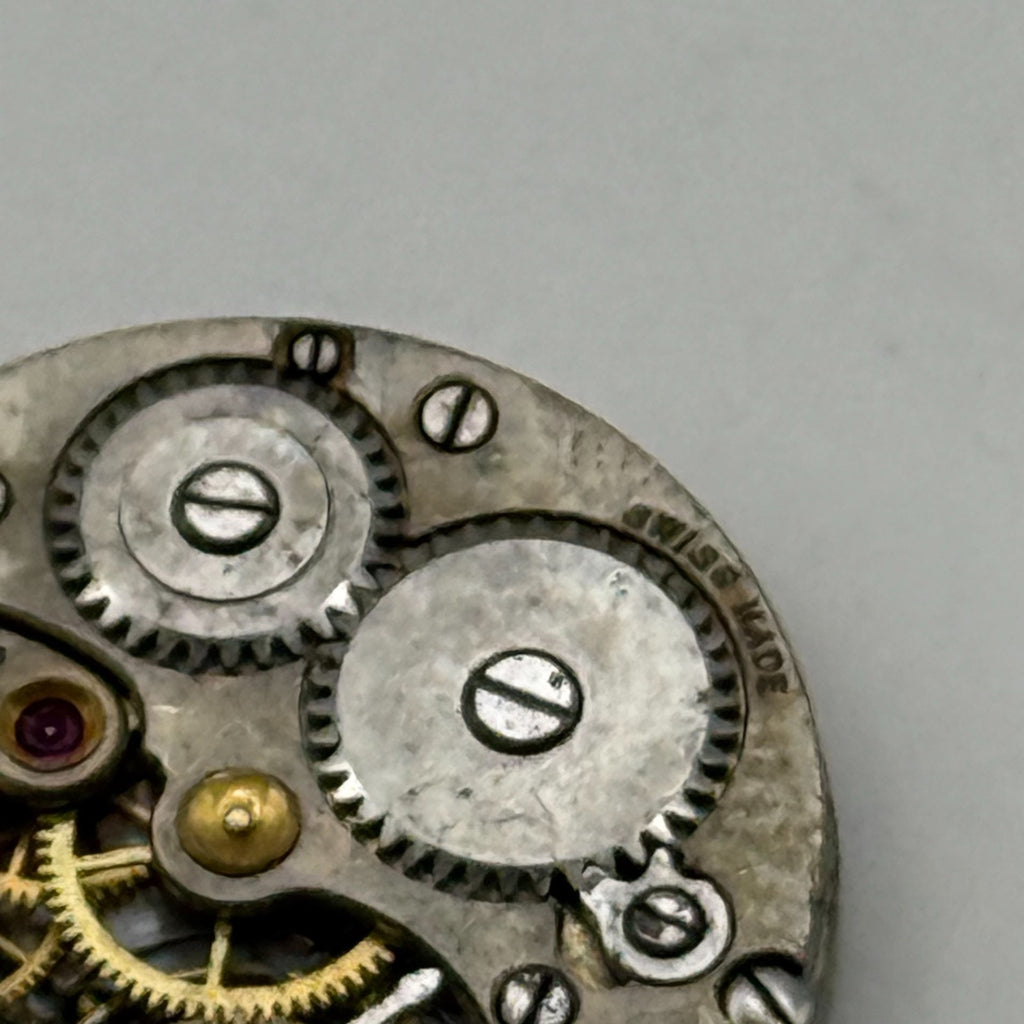Cyma 814 Watch Movement - 15 Jewels - For Parts / Repair - 19.5mm