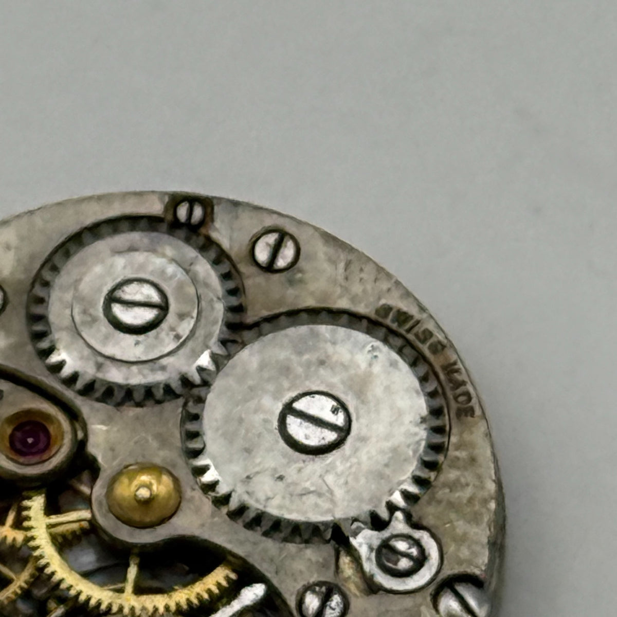 Cyma 814 Watch Movement - 15 Jewels - For Parts / Repair - 19.5mm