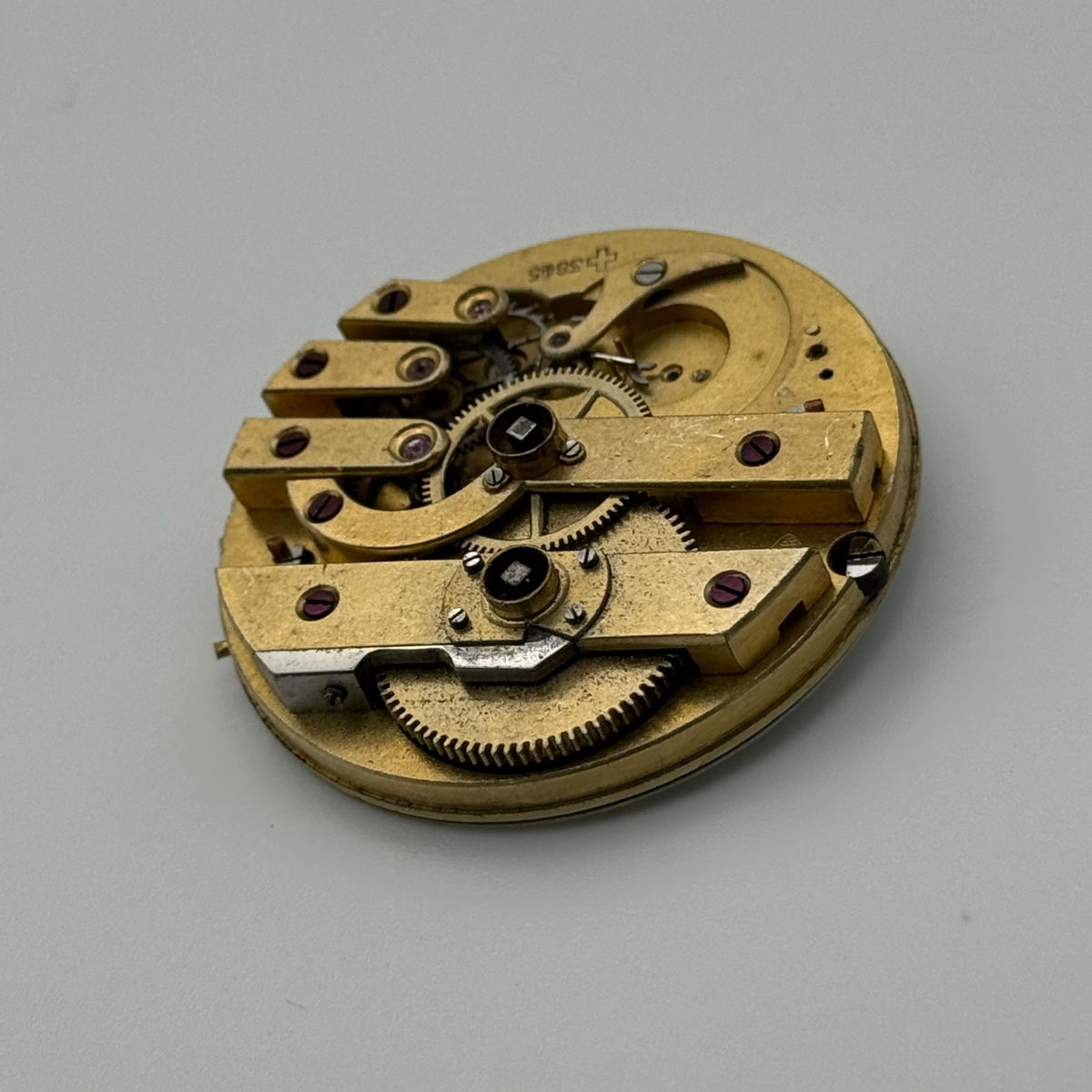 Louis-Ulysse Chopard Pocket Watch Movement - Patent 3845 - From 1891 - For Parts