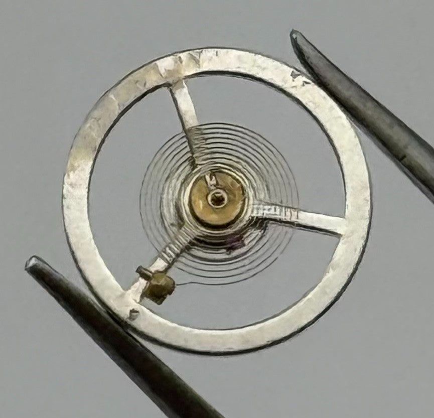 BFG 34 Balance Wheel Complete And Spring 10½’’’ 322 Watch Movement Parts NOS