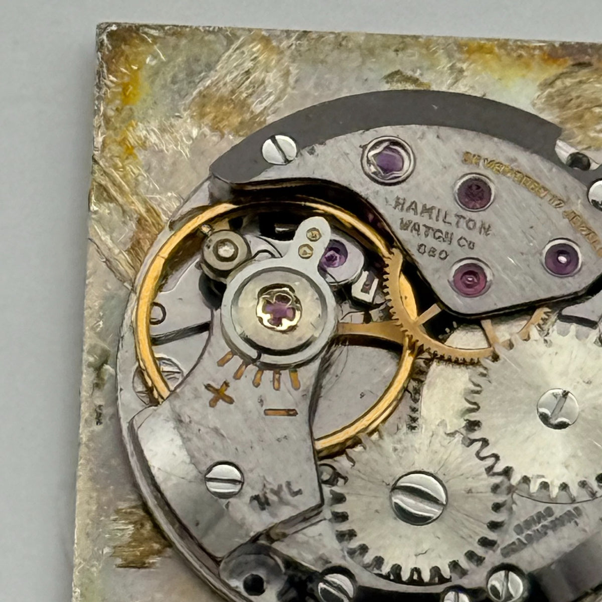 Hamilton C80 Watch Movement - Spares - For Parts / Repair - 17.4mm