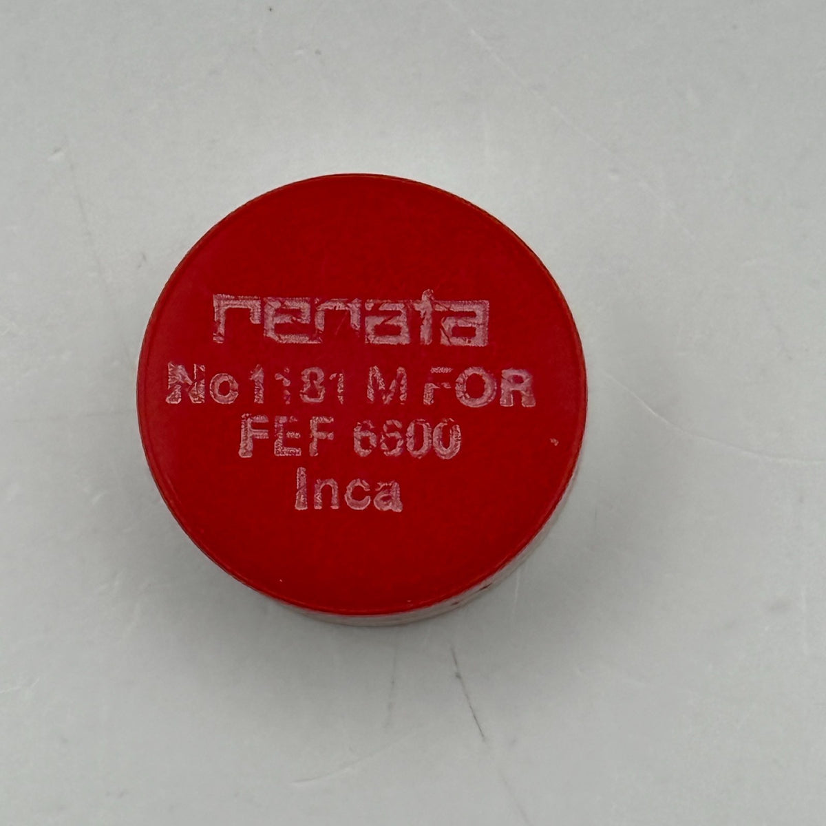 FEF 6600 Balance Wheel Complete And Spring Renata 1181 Watch Movement Parts NOS