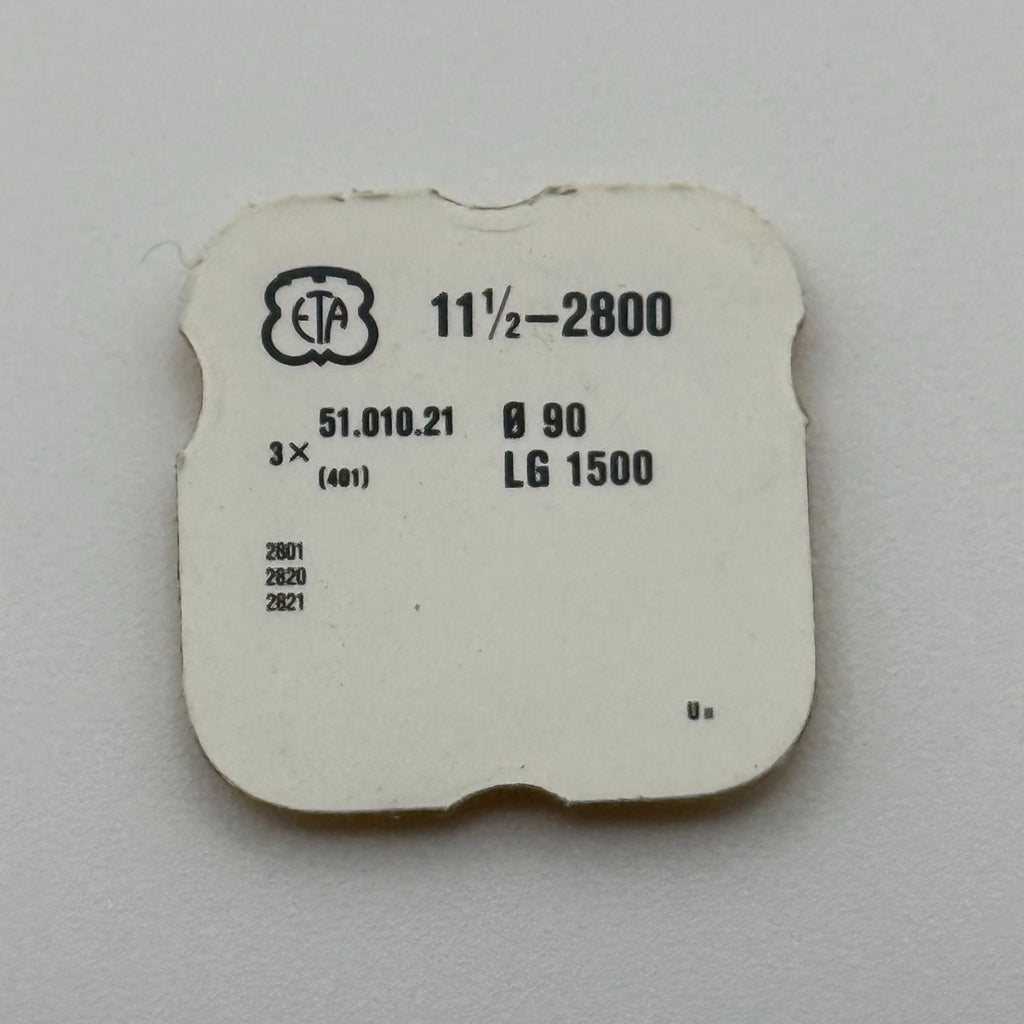 ETA 2800 Winding Stem Pack Of 3 - 11 1/2 - 401 - New Old Stock - Watch Parts