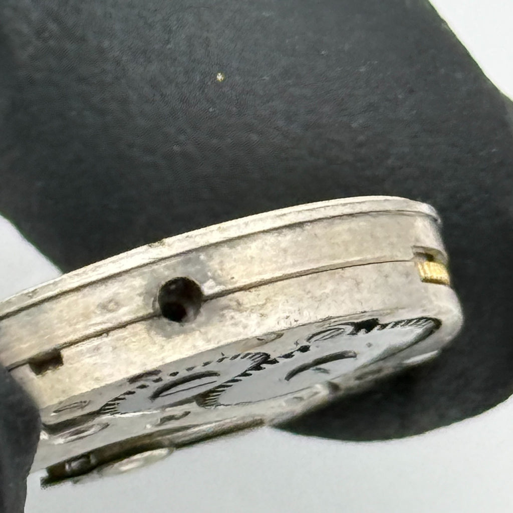 Unidentified Watch Movement Swiss Made Manual Wind Vintage Parts Repair 21.9mm