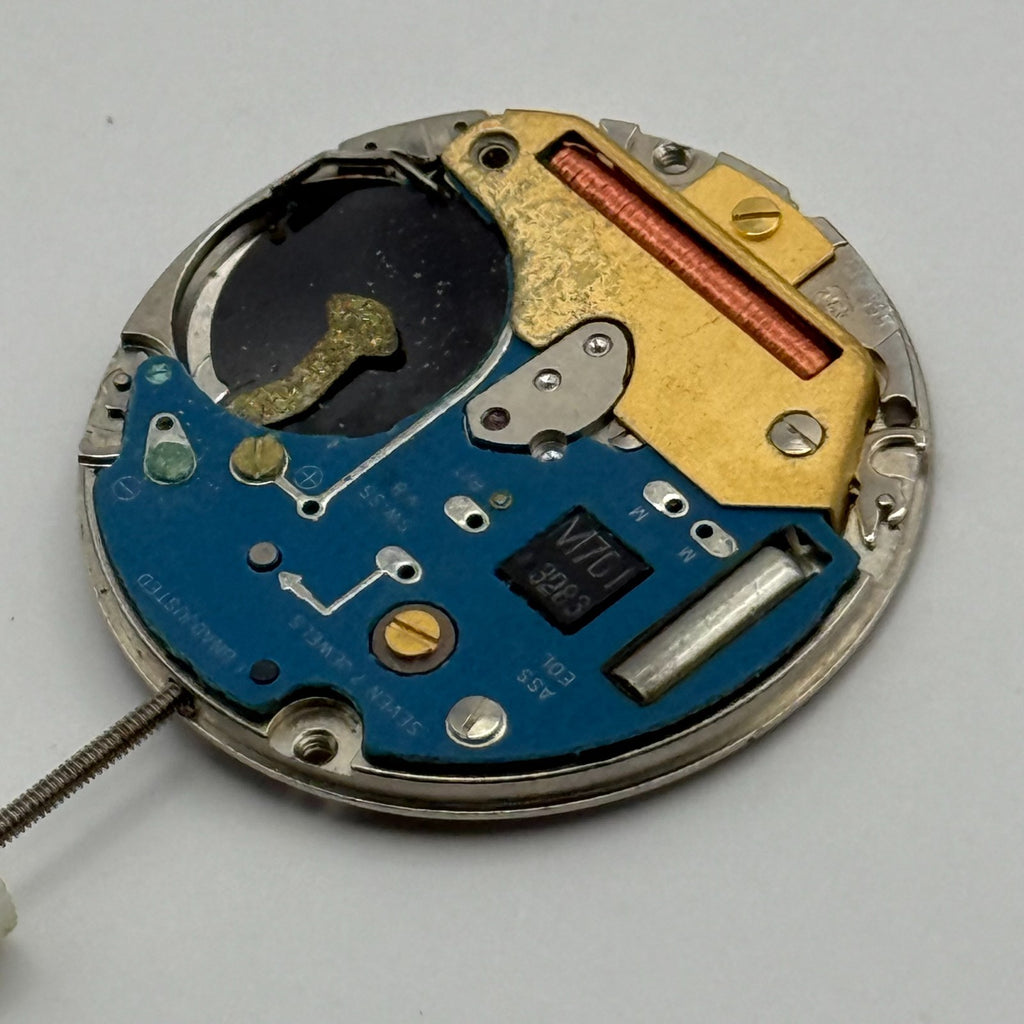 ETA 555.415 Watch Movement Quartz Unadjusted 7 Jewels Swiss Parts Repair 23.9mm