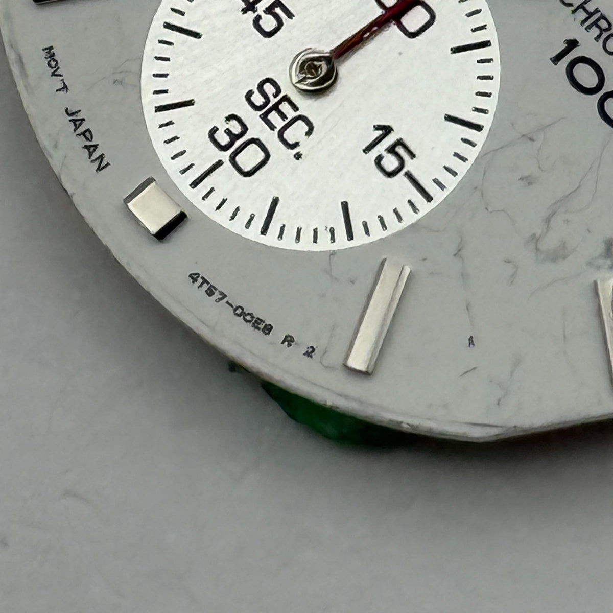 Seiko 4T57-0CE8 Watch Dial Chronograph 100M Japan Spare Parts Repair 29.4mm