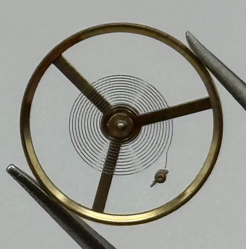 C.603 Balance Wheel Complete And Spring 10½’’’ Renata Watch Movement Parts NOS