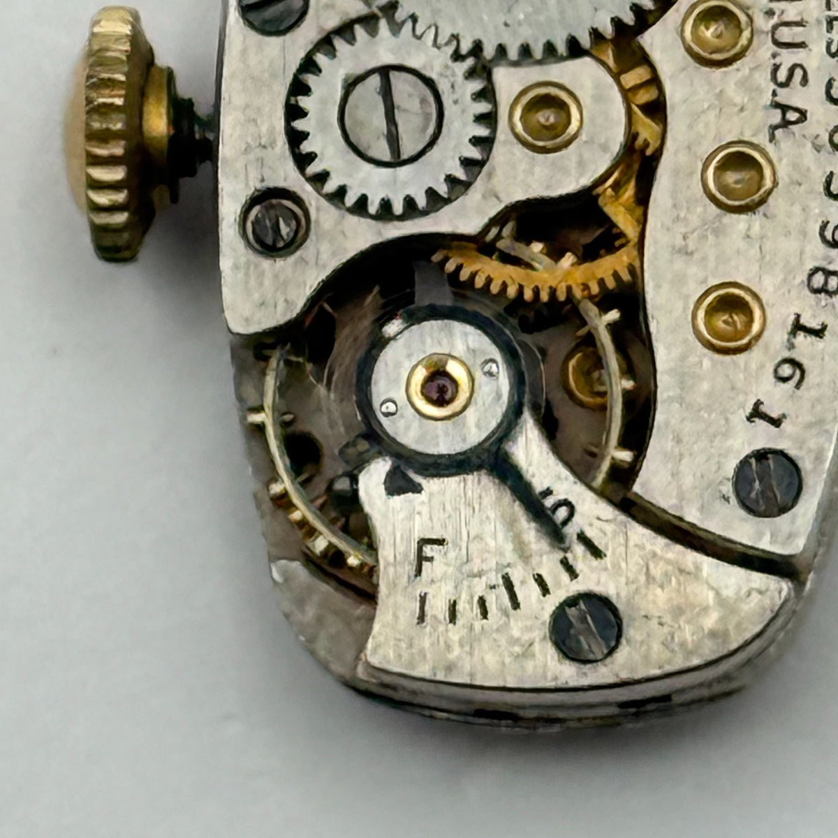 Elgin 529 Watch Movement American Parts Repair