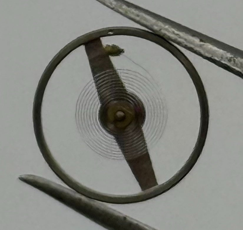 Oris 670 672 Balance Wheel Complete And Spring 8¾’’’ 5246 Watch Movement Parts