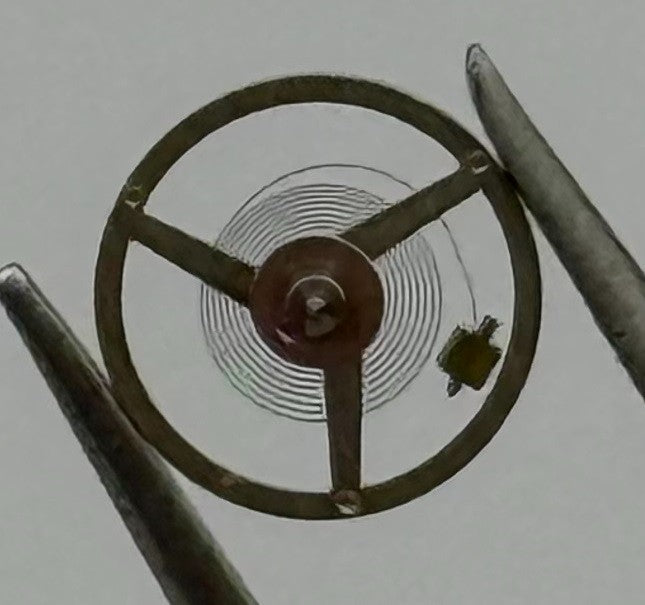 Tissot 2400 2401 Balance Wheel Complete And Spring 6¾’’’ 1847 Watch Movement NOS
