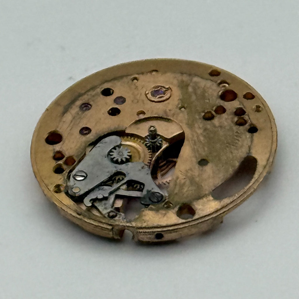 Omega Ladies 17 Jewels Watch Movement - For Parts / Repair - 17.9mm