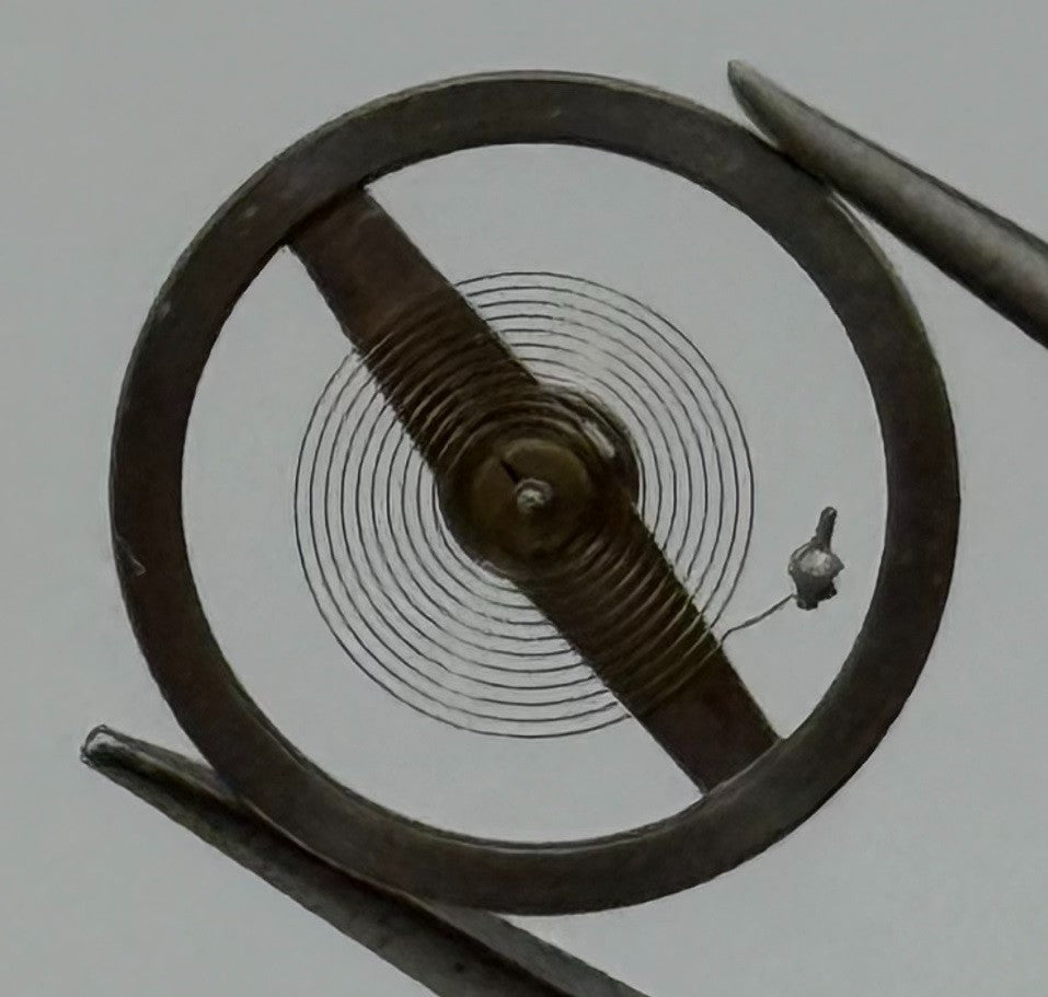 Brac 107 116 Balance Wheel Complete And Spring 705 Watch Movement Parts NOS