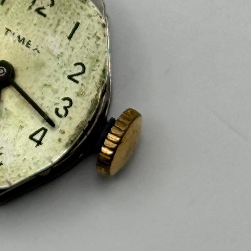 Timex 490 Watch Movement Gt. Britain Unadjusted Manual Wind Parts Repair 15.1mm