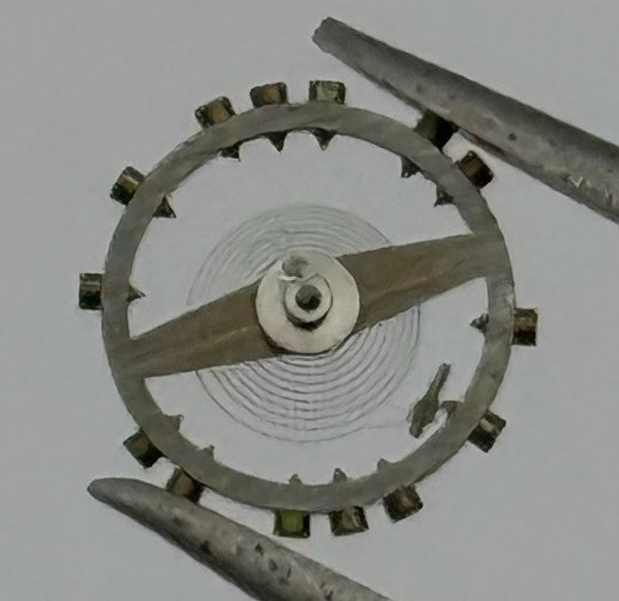 AS 976 1012 Balance Wheel Complete And Spring 29 M Watch Movement Parts NOS