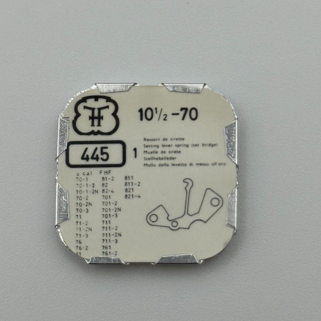 FHF 70 Setting Lever Spring - 10 1/2 - 445 - New Old Stock - Watch Parts