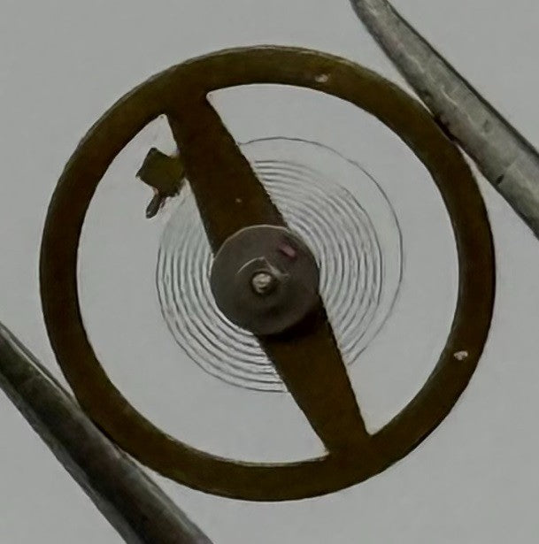 Cattin C. 64 Balance Wheel Complete And Spring 1550 M Watch Movement Parts NOS