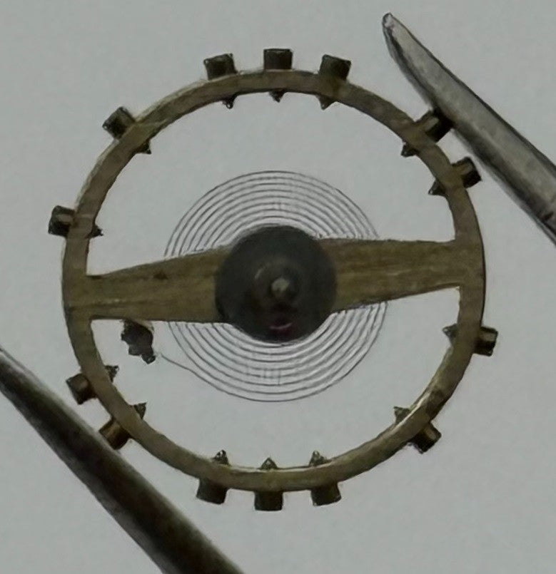 FHF 8 Balance Wheel Complete And Spring 8¾’’’ Renata 191 Watch Movement Parts