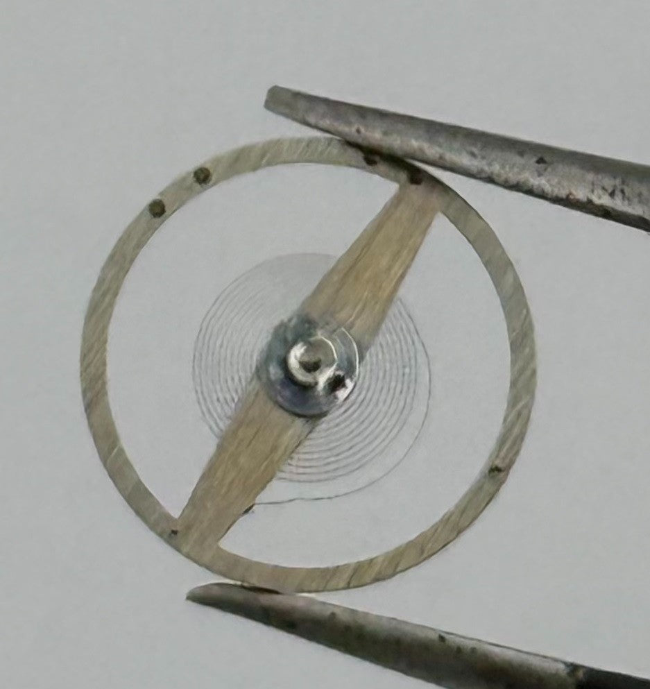 Bifora 91 910 Balance Wheel Complete And Spring 9¾’’’ Watch Movement Parts NOS