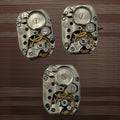 Luch Zaria 1800 Watch Movement Soviet USSR Ladies x 3 Pieces Parts Repair 14mm