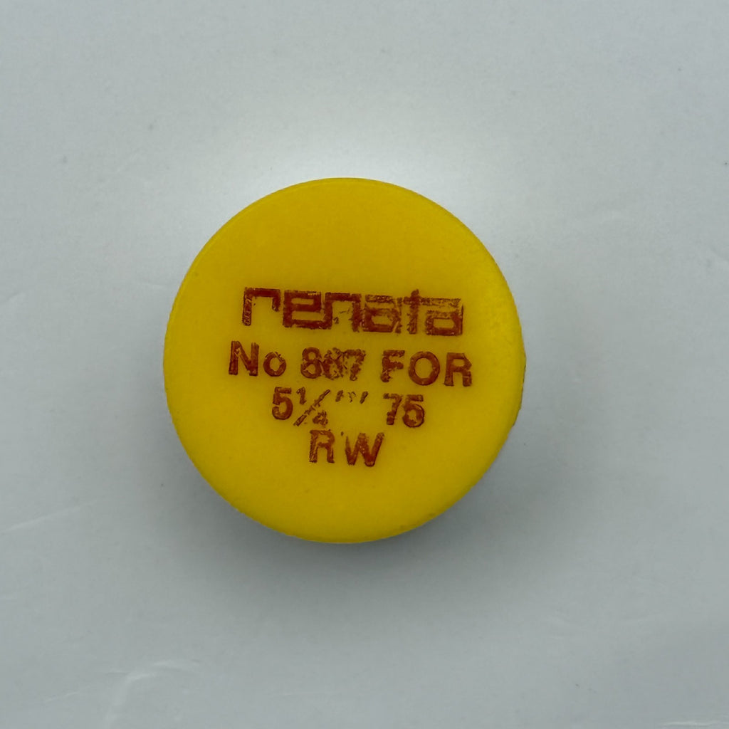 RW 75 Balance Wheel Complete And Spring 5¼’’’ Renata 887 Watch Movement Parts