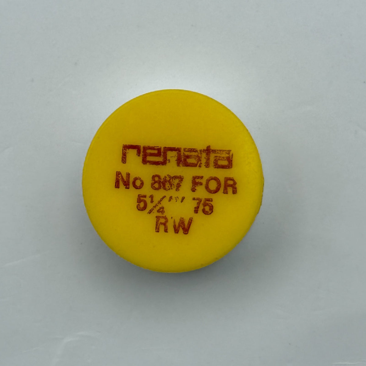 RW 75 Balance Wheel Complete And Spring 5¼’’’ Renata 887 Watch Movement Parts