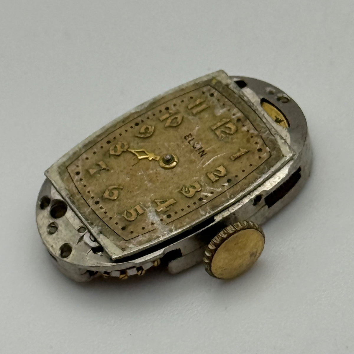 Elgin Grade 541 Model 2 Watch Movement 1940 Vintage American Parts Repair 21/0s 