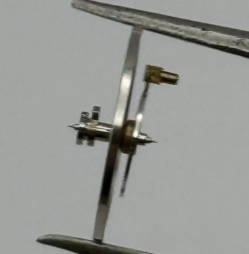 Brac 300 301 Balance Wheel Complete And Spring 1604 Watch Movement Parts NOS