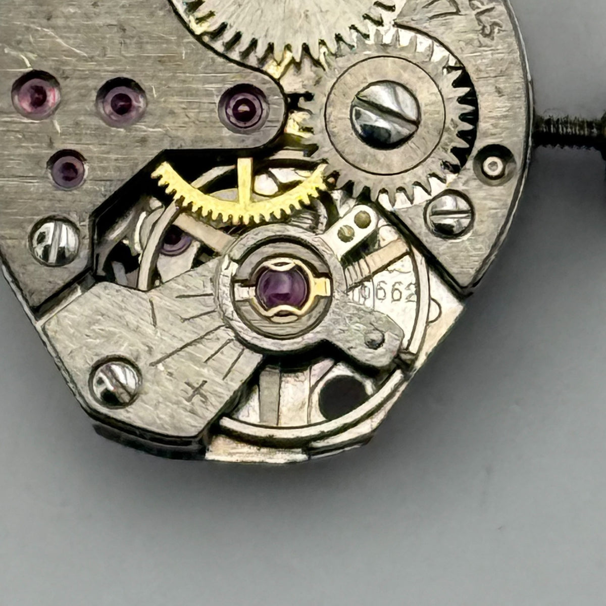 FEF 6662 Watch Movement Worcester 17Jewels Swiss Manual Wind Parts Repair 15.3mm