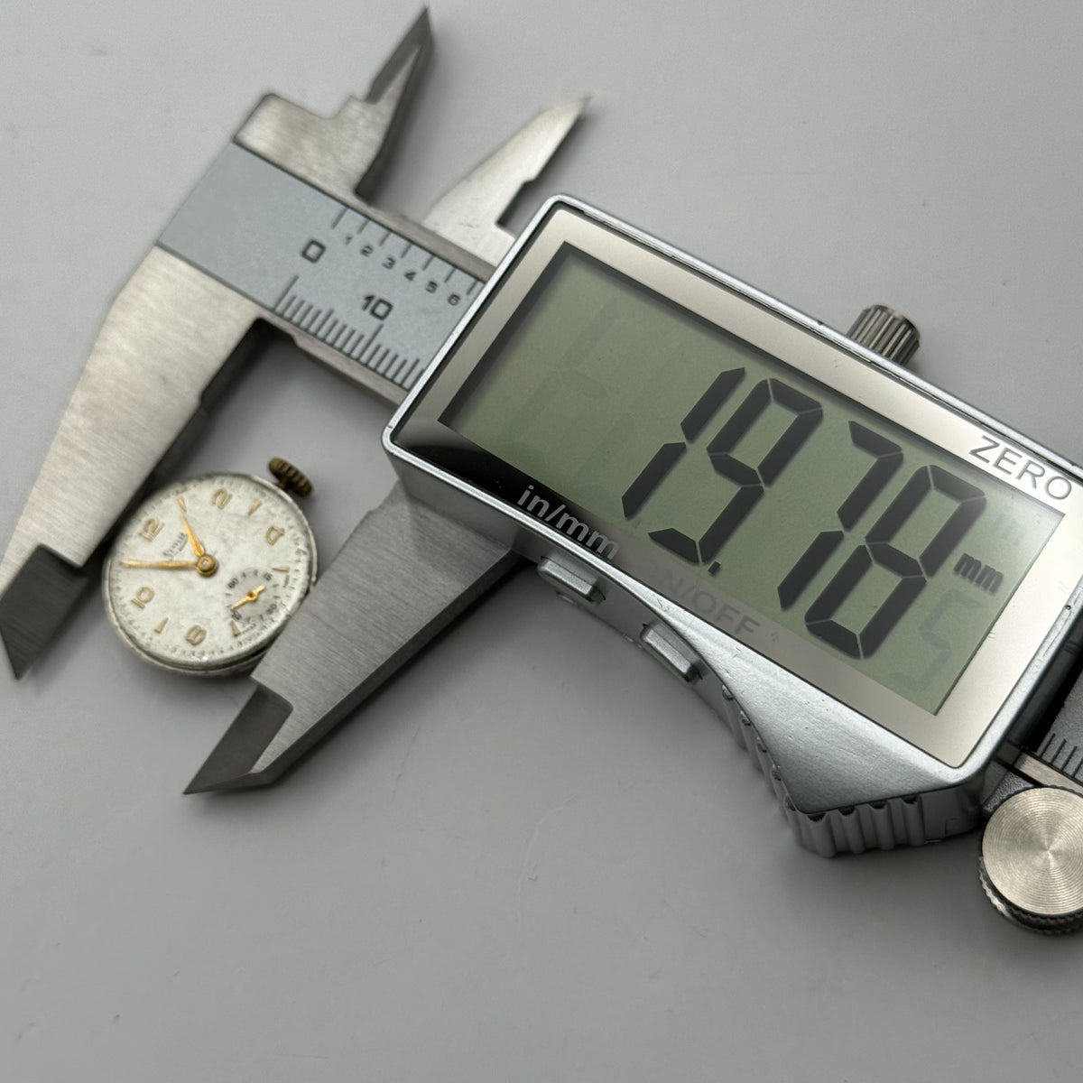 Revue 78 Watch Movement Limit 15 Jewels Swiss Manual Wind Parts Repair 19.7mm
