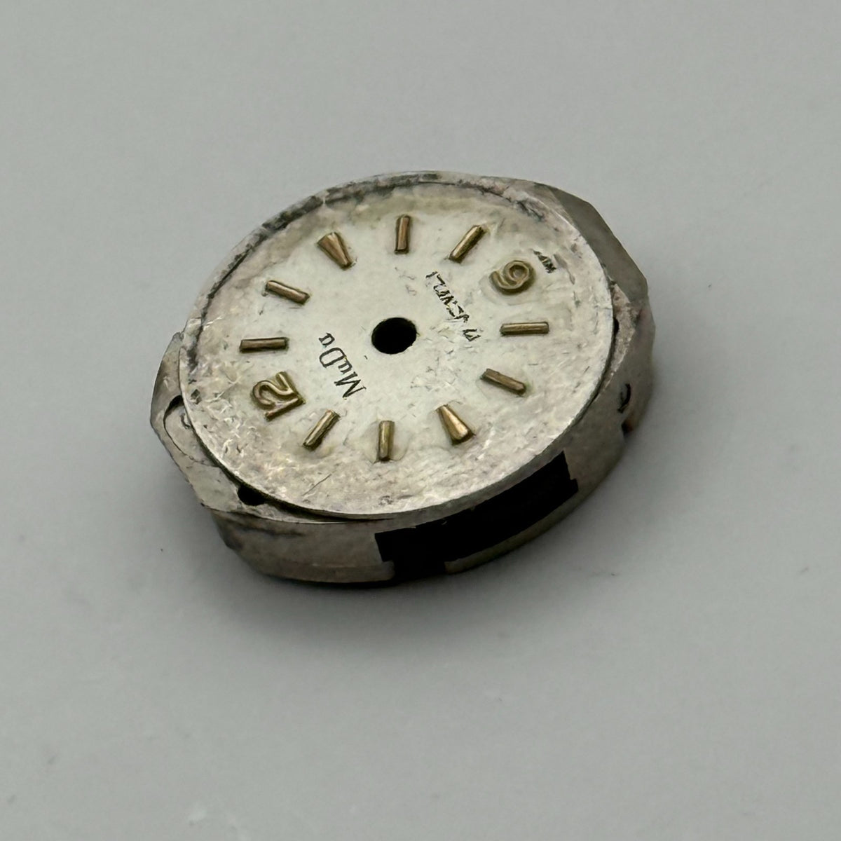 GS 30 Watch Movement MuDu 17 Jewels Swiss Manual Wind Parts Repair 12.9mm
