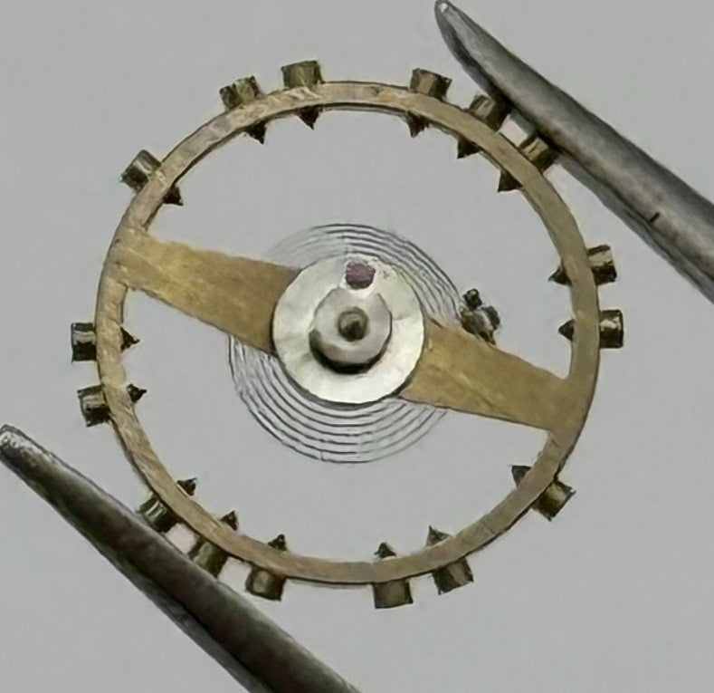 Revue 42 Balance Wheel Complete And Spring 8¾’’’ Watch Movement Parts NOS