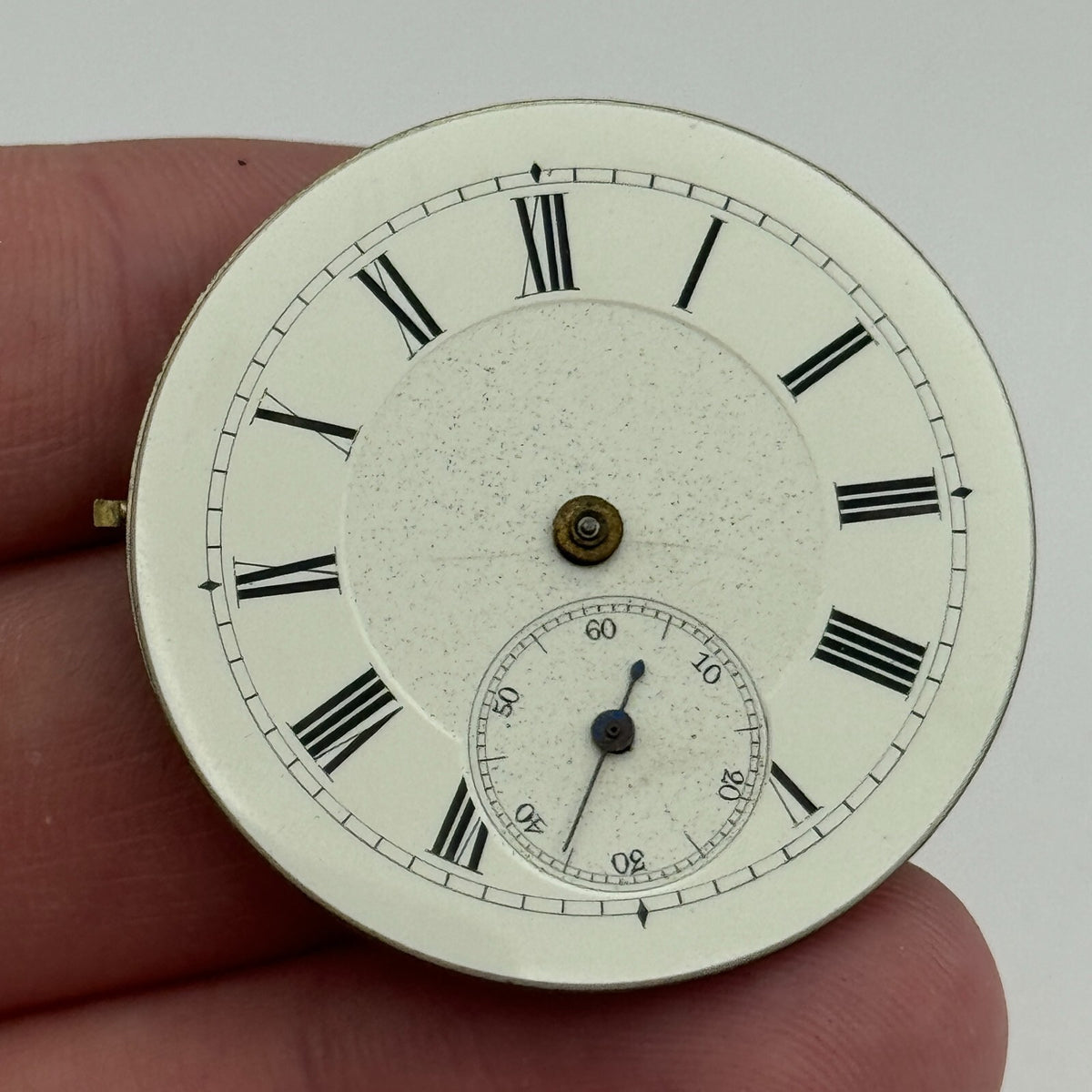 Antique Pocket Watch Movement Key Wound Parts Repair Spares 36.2mm