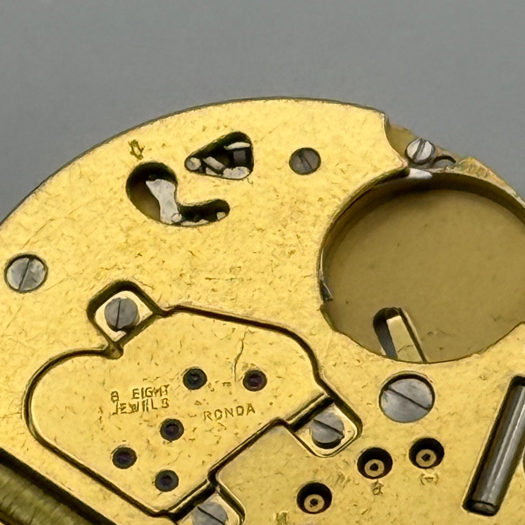 Ronda 1006 Watch Movement - Quartz 8 Jewels - For Parts / Repair - 23.6mm