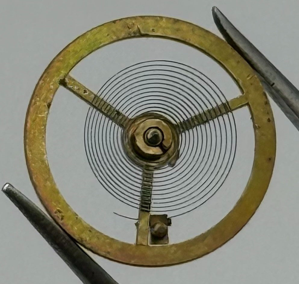 Amida 162 Balance Wheel Complete And Spring Bergeon 14 Watch Movement Parts NOS
