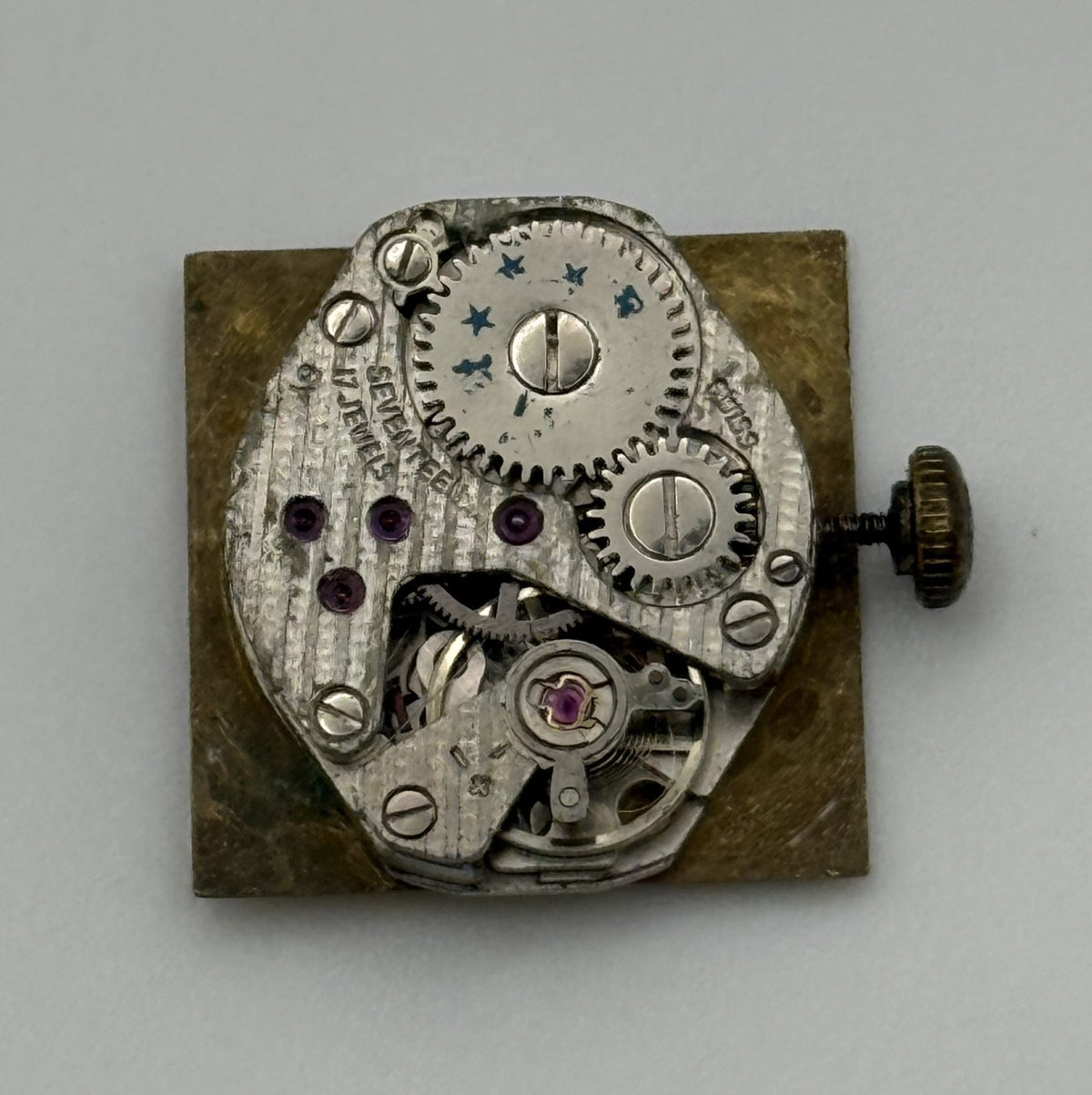 FHF 69-21 Watch Movement - Fontainemelon - Accurist- For Parts / Repair