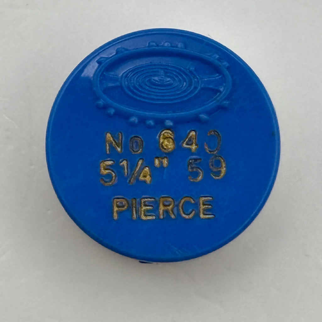 Pierce 59 Balance Wheel Complete And Spring 5¼’’’ 640 Watch Movement Parts NOS