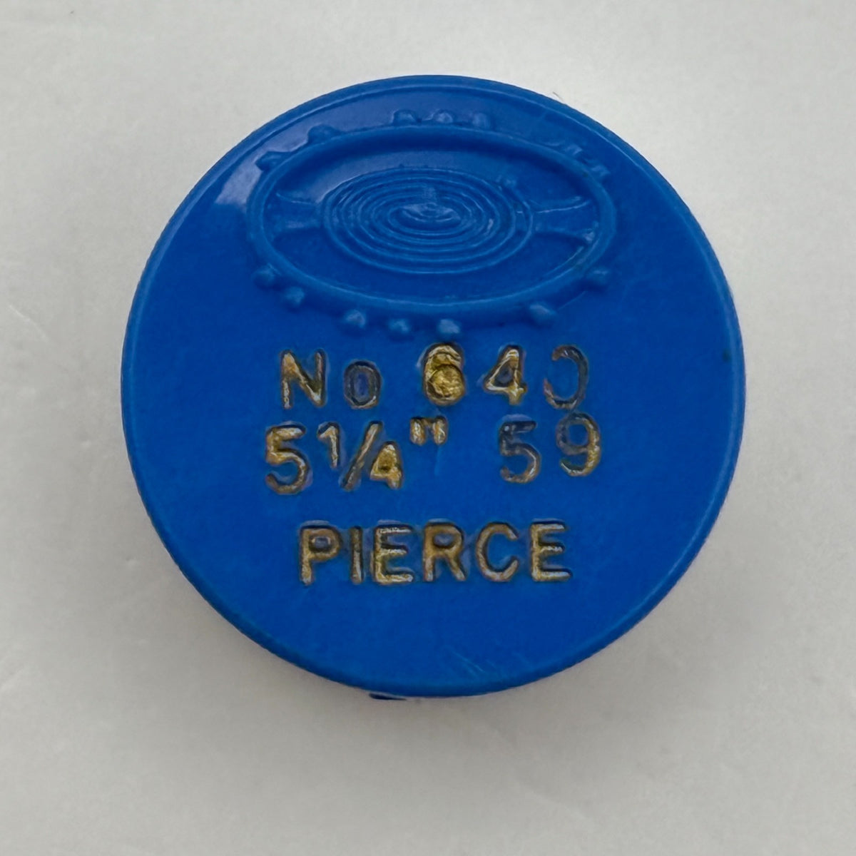 Pierce 59 Balance Wheel Complete And Spring 5¼’’’ 640 Watch Movement Parts NOS